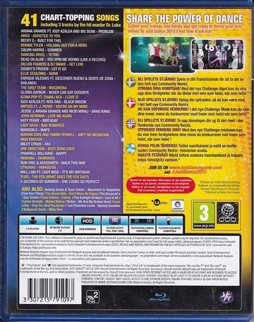 Just Dance 2015 - PS4 (B Grade) (Genbrug)